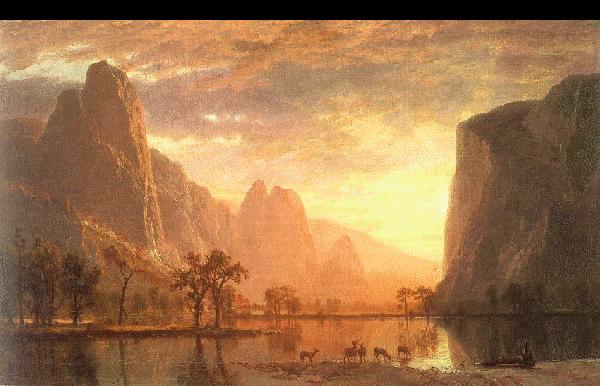 Albert Bierstadt Valley of the Yosemite